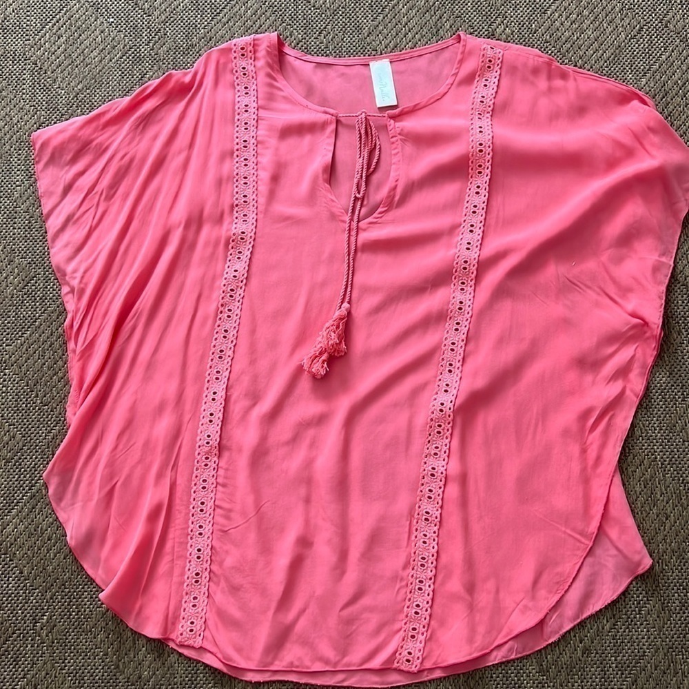 Simply Noelle Cover Up Blousy Top One Size